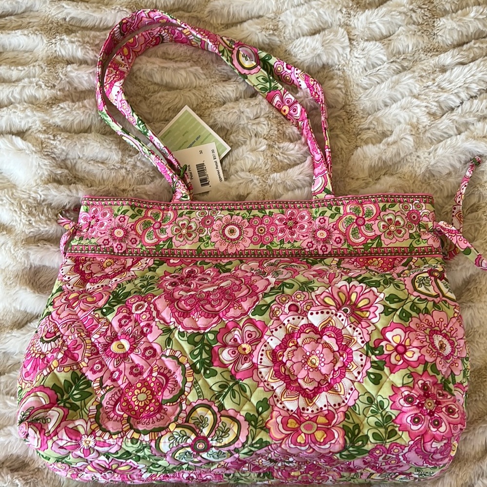 Vera Bradley Tie Tote Petal Pink Bag